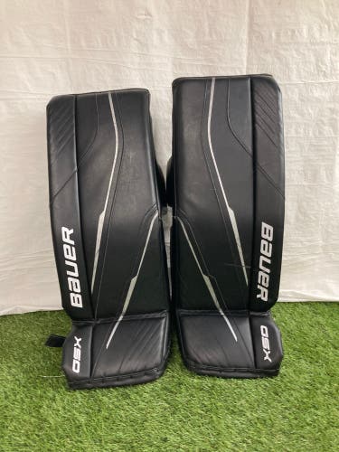 Black Small Junior Bauer GSX Goalie Leg Pads (Used)