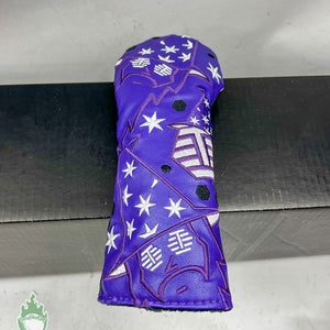 Used Bettinardi Windy City Wizard T Hive Eyes Wood Cover Headcover RARE