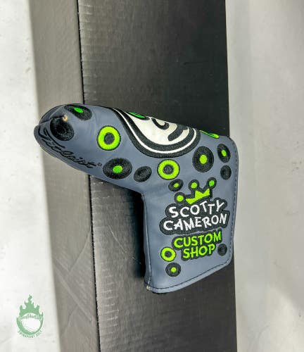 Used Scotty Cameron Custom Shop Green Jackpot Johnny Blade Putter Headcover