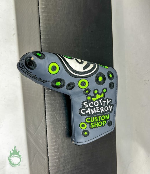Used Scotty Cameron Custom Shop Green Jackpot Johnny Blade Putter Headcover