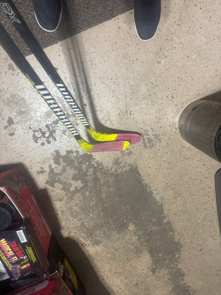 2 Pack Youth Warrior Alpha DX Left Hand Hockey Stick (Used)