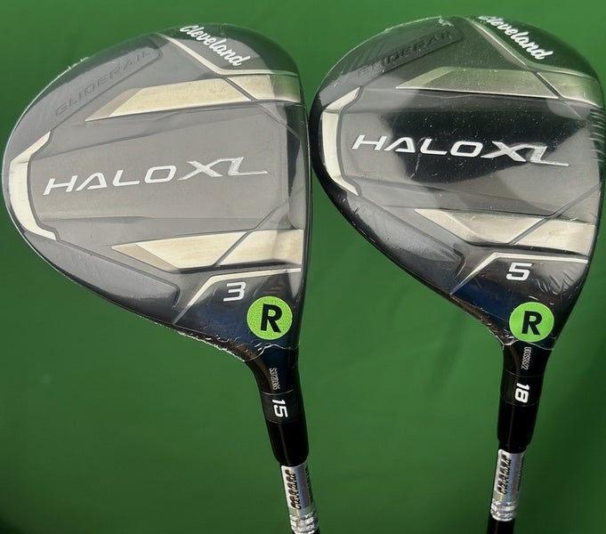 Cleveland Halo XL Fairway Wood Set 3W-15*, 5W-18* Tensei Blue Regular Flex NEW!