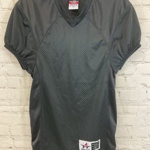 Alleson Athletic Youth 100% Polyester Mesh Football Jersey Black Small