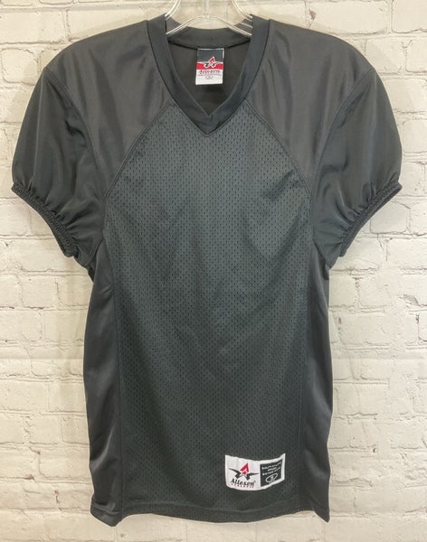 Alleson Athletic Youth 100% Polyester Mesh Football Jersey Black Small