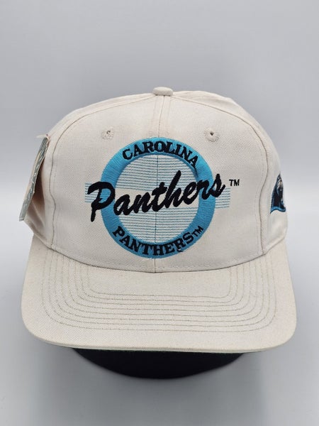 NEW Vintage Carolina Panthers NFL Sports The Game Hat Cap Vtg White Snapback