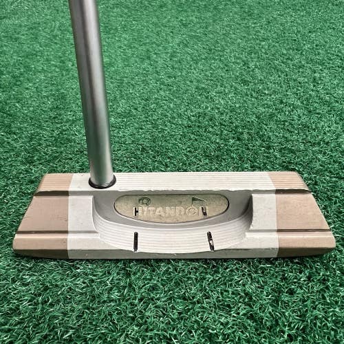 Tungsten Copper Golf Club Putter HiTandon Putt-In R/ Hand Golf Pride Grip 35" HC