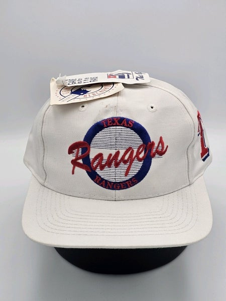 NEW Vintage Texas Rangers 1990s MLB Sports The Game Plain Logo Hat Vtg Snapback