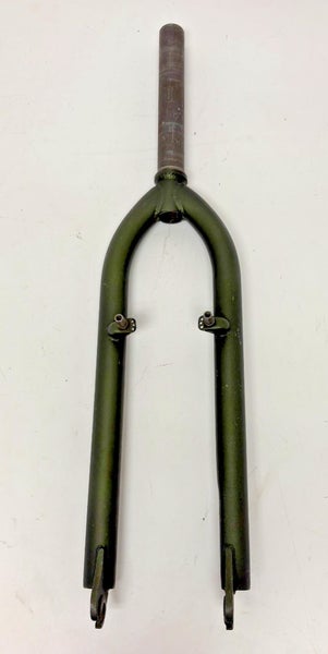 Green Steel 29er/700C Rim/Disc Brake Fork 180mm 1-1/8" Threadless Steerer GREAT