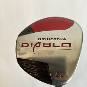 Callaway Big Bertha Diablo Fairway 5 Wood Draw A Flex Senior Graphite Shaft