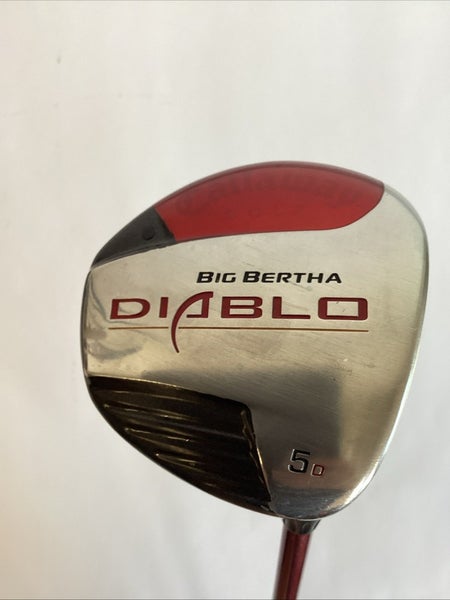 Callaway Big Bertha Diablo Fairway 5 Wood Draw A Flex Senior Graphite Shaft