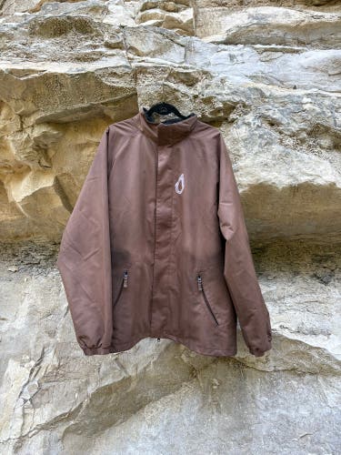 Brown Men's Adult XL Volcom Jacket (Used)