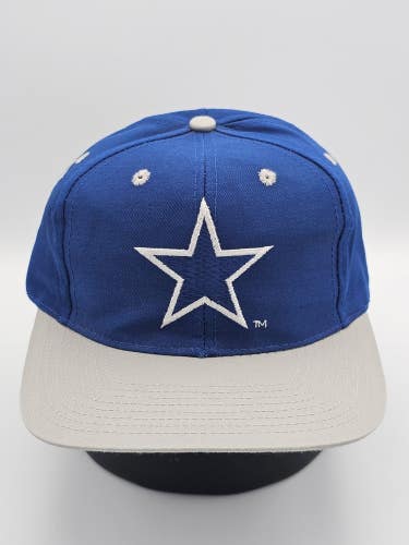 NEW Vintage Dallas Cowboys NFL Sports Logo 7 Twill Plain Logo Hat Vtg Snapback