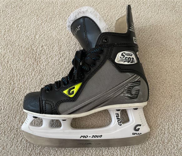 Graf Supra 503 Hockey Skates Regular Width Size 3 (Used)