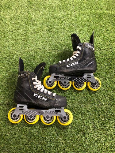 Junior CCM Super Tacks 9350 Inline Skates Regular Width Size 2 (Used)