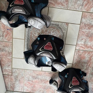 Medium Youth Maverik Shoulder Pads (New) lot of 3