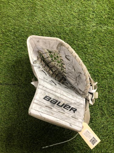 White Junior Brian's G-Netik 8.0 Goalie Gloves & Blockers Regular (Used)