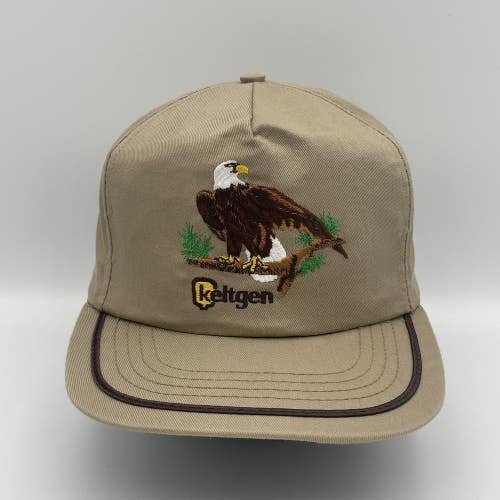 Vintage Keltgen Embroidered Bald Eagle Snapback Trucker Hat Made in the USA