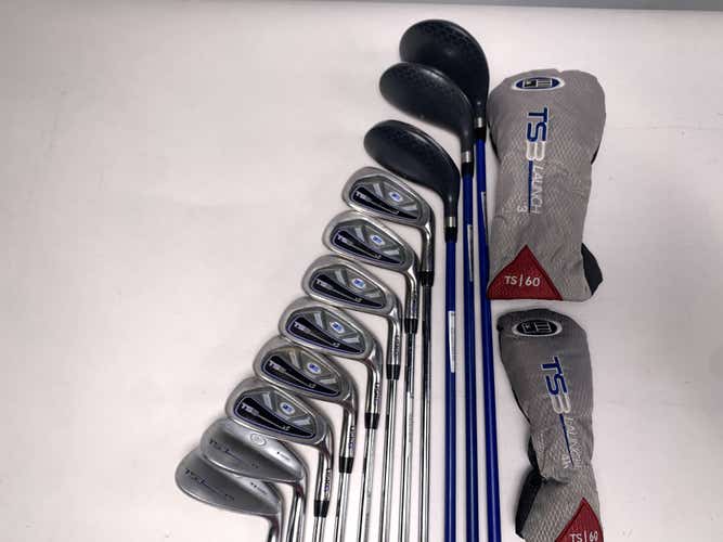 US Kids TS3 Iron Set 3FW+3HY-4HY+5 Iron-PW+GW+SW TS3 60" V5 Youth RH