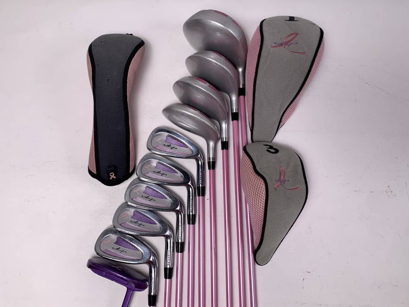 Wilson Hope Club Set Driver 3W 5W 4H 5-9 Putter Hope Ladies RH HC