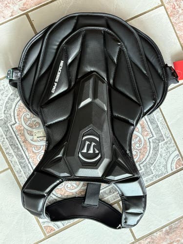 Large Warrior Nemesis Pro Chest Protector (New) lacrosse goalie