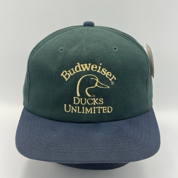 Vintage NOS Budweiser Ducks Unlimited Snapback Hat Made In USA Cap - NEW W TAGS