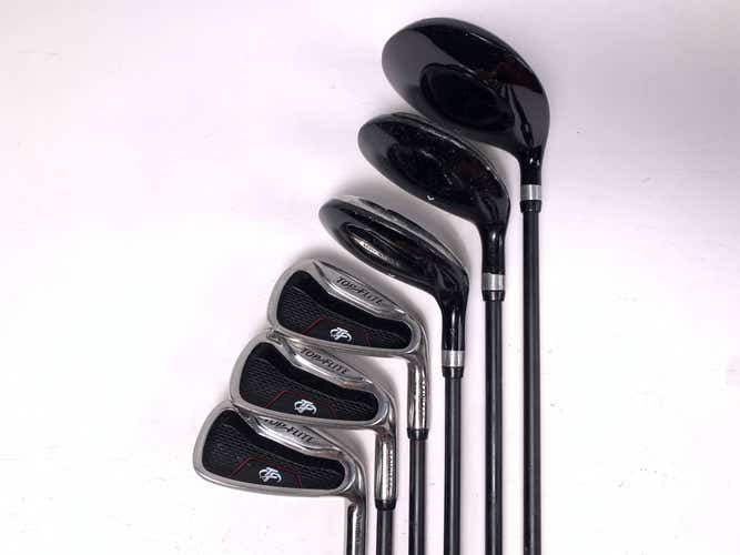 Top Flite Club Set 3W 4H-5H 8-PW Senior Graphite Mens RH