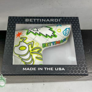 Pre-owned 2024 Bettinardi Neon Multi Icon Putter Head Cover Headcover - RARE