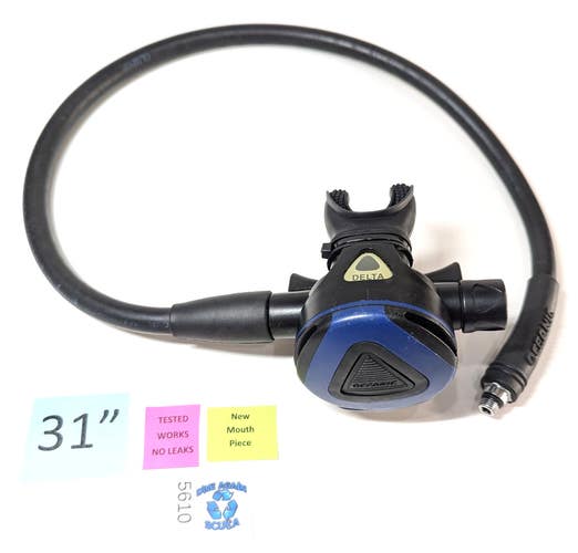 Oceanic Delta 2 Scuba Dive 2nd Stage Regulator Adjustable Balanced #5610