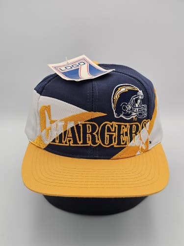 NEW Vintage San Diego Chargers NFL Sports Logo 7 Pennant Hat Cap Vtg Snapback