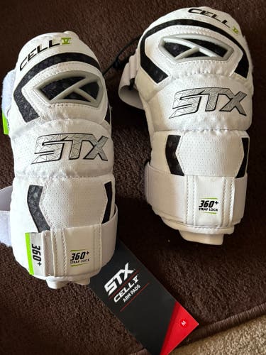 Lacrosse Medium Adult STX Cell IV Arm Pads (New) elbow pads
