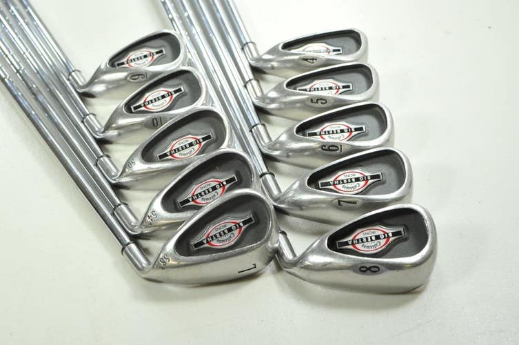 Callaway Big Bertha 2002 4-10,W,SW,LW Iron Set Right Uniflex Steel # 201456