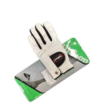 Used Wilson TI Mens Golf Glove White LG 11479-S000402092