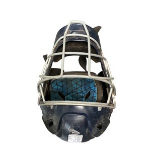 Used Easton CATCHERS MASK Catchers Helmet w/Mask Navy Blue SM 11479-S000402070
