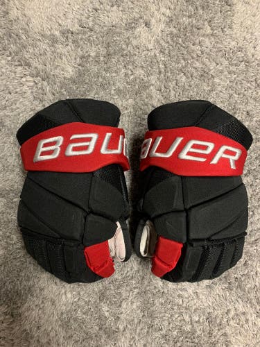 Bauer Vapor Hyperlite Pro Stock Hockey Gloves 14" Buckeyes
