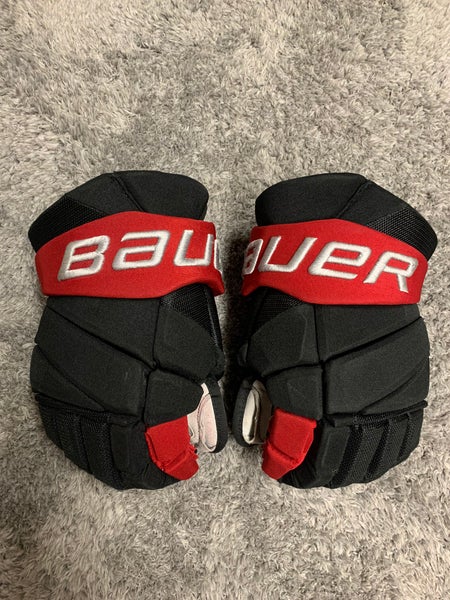 Bauer Vapor Hyperlite Pro Stock Hockey Gloves 14" Buckeyes