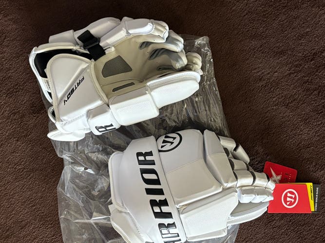 Warrior Fatboy Lacrosse Gloves Large (New) lacrosse gloves