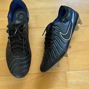 Black Men's Size M 11.5 (W 12.5) Nike Tiempo Legend 10 Elite Detachable Cleats Cleats (Used)