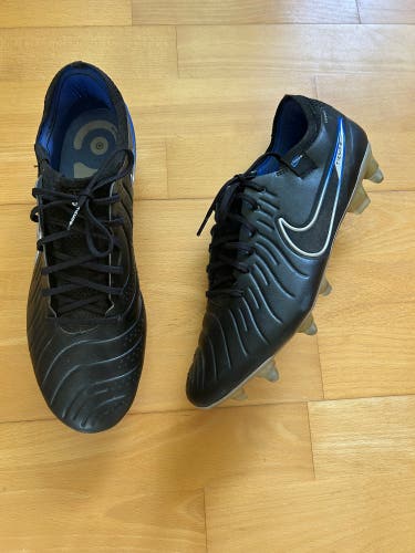 Black Men's Size M 11.5 (W 12.5) Nike Tiempo Legend 10 Elite Detachable Cleats Cleats (Used)