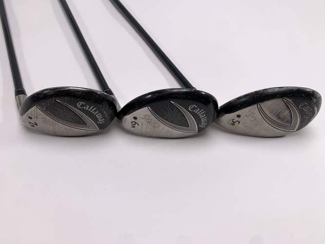 Callaway Solaire 2014 Hybrid Set 5 6 7 25* 28* 31* 55g Ladies Graphite Womens RH