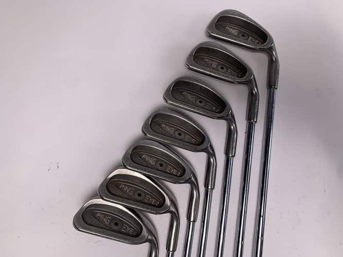 Ping Eye 2 Iron Set 4-PW Black Dot Karsten ZZ-Lite Stiff RH Undersize Grips