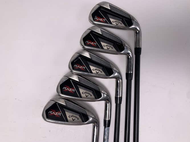 Callaway Razr X Iron Set 5-PW Regular Graphite Mens RH No 9 iron