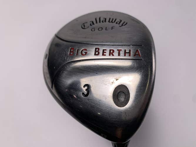 Callaway Big Bertha 2004 3 Fairway Wood 15* RCH 75w Senior Graphite Mens RH