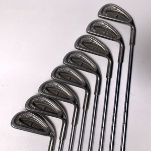 Ping Eye Iron Set 3-PW Black Dot ZZ Lite Stiff Steel Mens RH