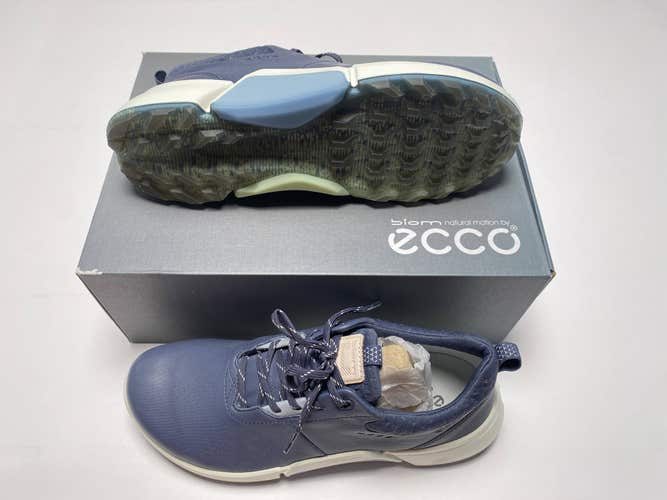Ecco Womens Golf Biom H4 Golf Shoes Blue Women's SZ 8 (108203 01415)