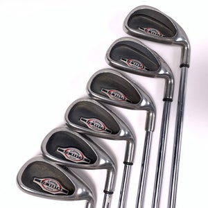 Callaway Big Bertha 2002 Iron Set 4-8+PW Big Bertha Uniflex Steel Mens RH