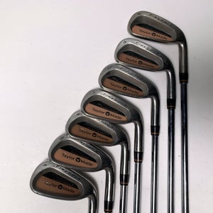 TaylorMade Firesole Iron Set 4-PW Precision Rifle S-90 90g Stiff Steel Mens RH