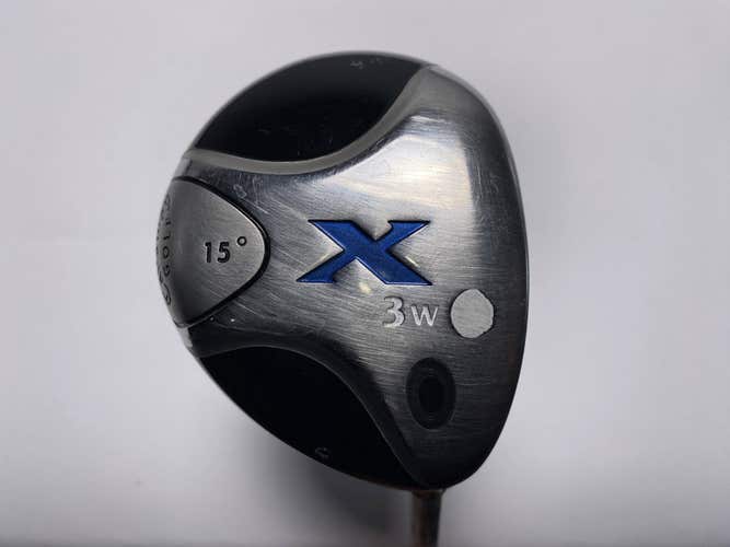 Callaway X 3 Fairway Wood 15* Fujikura 65g Stiff Graphite Mens RH