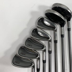 Adams Idea Iron Set 3-PW Senior Graphite Mens RH No 6 iron