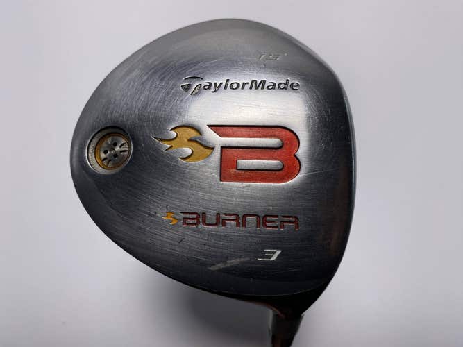 TaylorMade Burner 2008 3 Fairway Wood 15* REAX 49g Stiff Graphite Mens RH