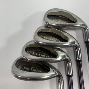 Callaway Big Bertha 2004 Iron Set 8-PW+SW Big Bertha Gems 65i 65g Ladies RH